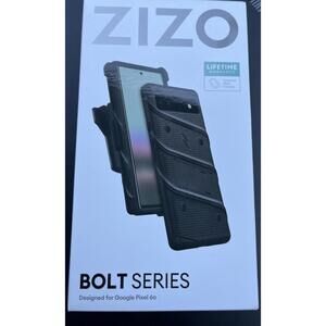 ZIZO Bolt Case‎ + Glass Google Pixel 6a Kickstand Holster Black NEW